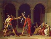 Jacques-Louis David Oath of the Horatii oil